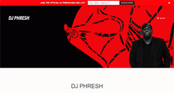 Desktop Screenshot of djphresh.com